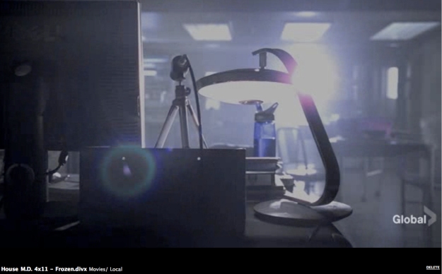 Fase 520c lamp in TV series House M.D., episode 4x11, "Frozen".